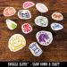 8 Ball Billiards Pool Temporary Tattoo Collection - Water Resistant Fake Body Art Set in Black - Buy Online on GoSupps.com