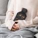 Black Cat Hot Water Bottle with Plush Cover | Hand Warmer for Adults & Children | 26.5x15.3cm - Shop Now! - Buy Online on GoSupps.com