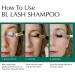 BL Lash Shampoo 50ml Bottle + Cleansing Brush | Gentle Citrus Foam Bath for Eyelash Extensions | Eye Makeup Remover | Easy-to-Use - Buy Online on GoSupps.com