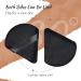 2 Pcs Triangle Velvet Makeup Powder Puffs - Black & White - Buy Online on GoSupps.com