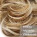 Light Brown & Bleach Blond Scrunchy Hair Bun Updo Ponytail 25g - Curly Messy Donut Chignons - Buy Online on GoSupps.com