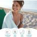 WETCAT Turkish Beach Towel 38x71 100% Cotton - Quick Dry, Sand Free, Oversized Towel for Adults - Aqua - Buy Online on GoSupps.com