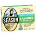 Season Brand Skinless Boneless Sardines in Olive Oil - 3.75 oz | Premium Quality Seafood - Buy Online on GoSupps.com