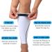 360 RELIEF Compression Calf Sleeves for Men and Women | Shin Splints Muscle Cramps Running Hiking | White XL-Single - Buy Online on GoSupps.com