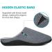 V.Step Orthotic Slippers with Arch Support | Orthopedic House Slipper for Men & Women | Plantar Fasciitis Relief | Grey, 8.5 Wide Women/6.5 Men - Buy Online on GoSupps.com