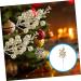 TOPPERFUN 10pcs Christmas Imitation Berries Fake Winter Berry Christmas Berries Picks Christmas Tree Beads Stick Berry Picks Floral Craft Berry Stems Cone Plant Fake Decoration Pumpkin Foam Golden 19X5X5CM - Buy Online on GoSupps.com