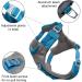 Kurgo Journey Air Dog Harness - Padded Chest & Back Handle for Dogs 2-5 kg XS Size - Blue/Gray - Buy Online on GoSupps.com