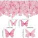 Gyufise 40Pcs Edible Butterfly Cake Decorations Butterfly Cupcake Topper Edible Wafer Paper Butterflies Edible Butterfly Cake Cupcake Decoration Pink - Buy Online on GoSupps.com