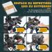 XIQI Handlebar Pocket Bike Bag - 3in1 Waterproof Bicycle Bag with Cell Phone Holder for E-Bikes | Removable Shoulder Strap & Handlebar Adapter - 4L Silver - Buy Online on GoSupps.com
