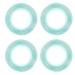 Beaupretty 4 Rolls Rolle Rolle Tap Lace Front W ckenband Hairfirkband Tab tape for hairproofing top ligament front blue hair tie Paper front lace adhesive stripes