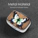 Cute Butterfly 2 Compartment Pill Case | Small Travel Pill Organizer Box for Pocket & Purse - Buy Online on GoSupps.com