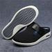 Yytcsjz Men's Diabetic Orthopedic Slippers - Lightweight Air Cushion Walking Shoes for Elderly with Swollen Feet & Plantar Fasciitis (Black, Foot Length 12) - Buy Online on GoSupps.com
