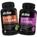 Candi Liver Cleanse Support Supplement - Balance Control Probiotic Complex Cleanser for Women & Men - Oral Herbal Oregano & Caprylic Acid Capsules Gallbladder Care Capsules & Milk Thistle Dandelion