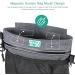 ORIA Dog Treat Training Pouch with Magnetic Closure - Grey - Buy Online on GoSupps.com