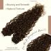 RUNATURE Curly Tape in Hair Extensions - Chocolate Brown Remy Human Hair - 20 Inch 50g - Wave Tape-in Extensions - #4-NW - Buy Online on GoSupps.com