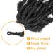 Yewell Butterfly Locs Crochet Hair 24 Inch 6 Packs - Soft Long Pre-looped Distressed Faux Locs Crochet Hair for Black Women, 1B Color - Pack of 6 - Buy Online on GoSupps.com