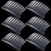 Gejoy 12-Piece Plastic Teeth Tortoise Side Comb Hair Accessories for Fine Hair - Transparent - Buy Online on GoSupps.com