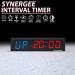 Synergee 16 Premium LED Programmable Interval Wall Timer with Remote - Tabata, EMOTM, Stopwatch, MMA Clock (Medium 16) - Buy Online on GoSupps.com