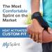 Custom Fit Thumb Splint - Moldable Thermoplastic Brace for Strains Sprains & Injuries - One Size Fits All - International Shipping Available - Buy Online on GoSupps.com