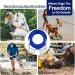 Watfoon Long Dog Leash - Steel Cable Runner (10.7m - 22.9m) | Durable & Versatile Outdoor Leash for Courtyard & Camping - 65ft Blue - Buy Online on GoSupps.com