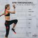 Buy Meglio Fascia Ball Massage Set - Trigger Point Therapy for Back Legs & Feet | Free Exercise Instructions - Buy Online on GoSupps.com