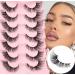 EYDEVRO D Curl Mink Cluster Lash Clusters for Natural Wispy Cat Eye Look - 56 Clusters C04 Fox Eye Pack - Buy Online on GoSupps.com
