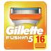 Gillette Fusion5 Razor Blades for Men with Precision Trimmer, Pack of 16 Refill Blades (Suitable for Mailbox) Blades Refills