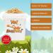 Buy 3.5kg Roasted Peanuts - Salt-Free Blanched Crisp - Nut Fox Bucket | International Shipping Available - Buy Online on GoSupps.com