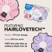 Invisibobble Sprunchie Spiral Hair Ring - Donut Run with Scissors - Athleisure Duo- Scrunchie Stylish Bracelet Strong Elastic Grip Coil | Gentle for Thick Hair With Night Reflective Trim - Buy Online on GoSupps.com