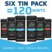 Viter Energy Extra Strength Caffeinated Mints - 80mg Caffeine & B Vitamins - Vegan & Sugar Free - Energizing Boost - Variety Flavor 6 Pack - Buy Online on GoSupps.com
