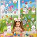 HPNIUB Easter Window Decoration Self-Adhesive with Bunny Eggs Spring Easter Window Clings to Stickers Rabbit Easter Eggs for Display Cabinets Window Decoration for Shop Windows Glass Decor Colourful C - Buy Online on GoSupps.com