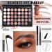 All in one Makeup Set Full Makeup Kit with Makeup Bag Portable 40Color Eyeshadow Palette Face Primer Foundation Make up Concealer Eyeliner Stamp Mascara Lip Gloss Make-up Set Travel - Buy Online on GoSupps.com