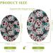 3-Pack Cleaning Kitchen Sponges Oval Skull Flowers Eaves Kitchen Cellulose Dishwashing Wood Pulp Cotton - Buy Online on GoSupps.com