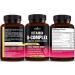 Vitamin B Complex for Men & Women - Made in USA - B-Complex: B1 B2 B3 B5 B6 B7 B8 B9 B12 with Vitamin C Choline Inositol - Energy Brain & Heart Support Supplement - 180 Vegan Capsules 60 Count (Pack of 3) - Buy Online on GoSupps.com