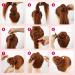6 Pieces U Shaped Hair Pins French Hair Pins Metal Hair Fork Vintage Forks Sticks Bobby Pin Kit Updo Bun Women Girls Hairstyle Hair Accessories (Gold) - Buy Online on GoSupps.com