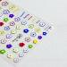 DIY Salon Nail Supplies Nail Art Decorations Nails Sticker for Summer Nail Art Sticker 5D Embossed Nail Stickers Fruits Smile Flowers Letters - Buy Online on GoSupps.com