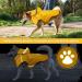 Buy Waterproof Dog Raincoat with Reflective Strip - Adjustable Hooded Jacket for Small to Large Dogs (Yellow Size L) - Buy Online on GoSupps.com