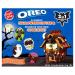 Oreo Cookies Chocolate Halloween Gingerbread House Kit - Haunted House Cookie Decorating Craft Kit - 2 In 1 Bundle with Dessert Candy and Icing, Create A Treat E-Z Build Halloween Crafts 41.4 Oz