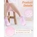 Moisturizing Socks for Women - 2 Pairs of Silicone Spa Socks for Dry Cracked Feet Care (Blue & Pink - Buy Online on GoSupps.com