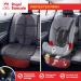 Royal Rascals Car Seat Protector - Padded Cover with Headrest Fastener, Organizer Pockets & Liners - Universal Fit for Cars - Black & Red - Buy Online on GoSupps.com