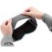 Lewis N. Clark Big Wrap Eye Mask - Travel Sleep Aid for Airplane & Hotel - Blue - Buy Online on GoSupps.com