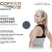 Copper Fit Health Unisex Posture Support - Adjustable Brace for Improved Posture - Buy Online on GoSupps.com
