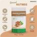 Nortembio Nutmeg Powder 100 g. 100% Natural Origin. Ground Nutmeg Without Preservatives or Additives. Special for Pasta Sauces and Bechamel. Zip Closure Packaging. - Buy Online on GoSupps.com