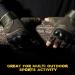 AXBXCX Half Finger Tactical Gloves Fingerless Gloves for Men Green Large - Buy Online on GoSupps.com