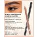 Nude Beige & Black Water Line Gel Eyeliner Pencil-2Pcs Smooth Easy-to-Sharpen Pencil with Sharpener Waterproof Smudge-Proof Cream Eye Liner Waterline Pen Longlasting Eye Makeup Gift for Older Women - Buy Online on GoSupps.com