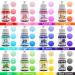 12 Color Bath Bomb Soap Dye - Skin Safe Food Grade Coloring for Soap Making - Natural Liquid Colorant for DIY Supplies Kit - Crafts & Slime - Instructions Included - Buy Online on GoSupps.com