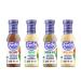 Fody Foods Vegan Variety Salad Dressing Pack | Low FODMAP Certified | Gut Friendly No Onion No Garlic | IBS Friendly Kitchen Staple | Gluten Free Lactose Free Non GMO | 4 Bottles, 8 Ounce Variety 1