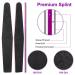 12pcs Jumbo Size Nail File 100/180 Grit - Double Sided Professional Manicure Tools for Acrylic and Natural Nails - Black Color - Buy Online on GoSupps.com