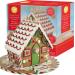 Gingerbread House Kit - MEGA Traditional Gingerbread House, Build & Decorate It Yourself - Include Ton of Candy/Icing/Fondant, Presentation Board, Decorating Bag/Tip, Bundled With Fun Holiday Stickers