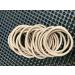 WROLY 4mm Elastic Hair Bands for Women and Girls - Beige 50-Pcs - Buy Online on GoSupps.com